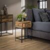 4cdb-711b-4966-ae61-2f0203b2fdf2.jpg D - Hoyz - Nachtkastje Lodge - Zwart - 1 Lade - 40x30x60