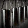 D - Hoyz - Hanglamp Verchroomd Glas - Industrieel - 4xØ12 - Transparant