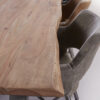 D - Hoyz - Eetkamertafel - Stam - Zwart RVS Onderstel - 200x100x77