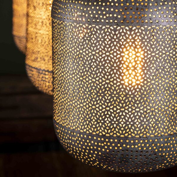 D - Hoyz - Hanglamp Etch - 3 Lampen - 120x25x150