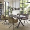 D - Hoyz - Eetkamertafel Yucon Black - Ovaal - 200x105x77 - Zwart