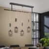 D - Hoyz - Industriele Hanglamp - 5 Lampen - Elevate
