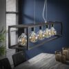 D - Hoyz - Hanglamp Vierkant Buis - 5 Lampen - Rechthoek - 125x25x150