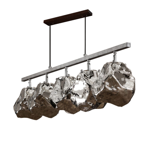 D - Hoyz - Hanglamp Rock - 5 Lampen - Rotsvorm - Industrieel