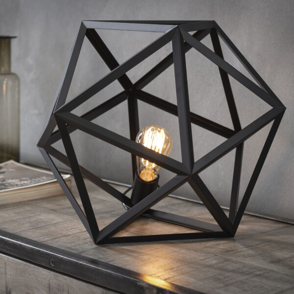 60c6-97ba-448d-8622-33901e020712.jpg D - Hoyz - Tafellamp 1 Lampen - Triangle - Zwart