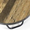 D - Salontafel set/2 rond/metalen rand IS ER NIET MEER