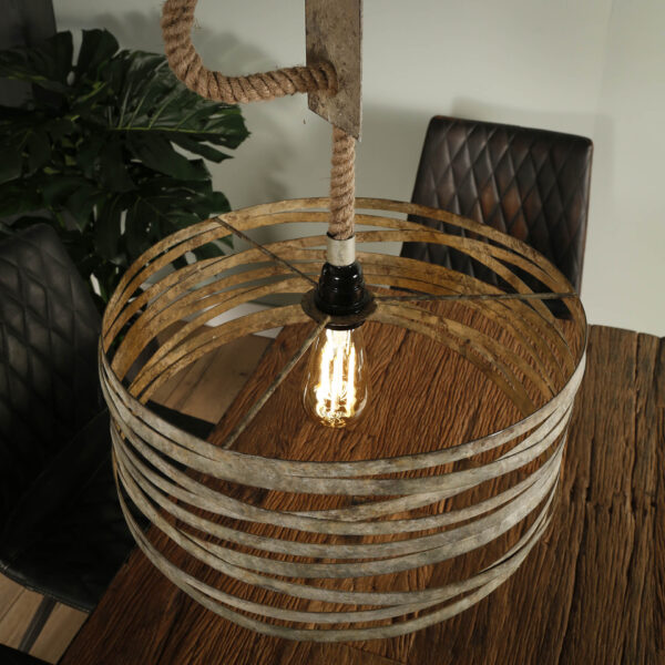 D - Hoyz - Industriele Hanglamp - Ø40 - Twist Touw
