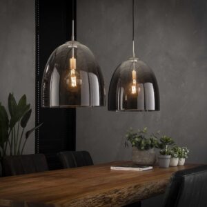 D - Hoyz - Hanglamp Shaded - 2x Ø40 - Ovaal - Glas