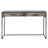 D - Hoyz - Kaptafel Turf - 2 Laden - Bruin - Hout - 120x40x76