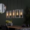 D - Hoyz - Hanglamp - 5 Metalen Hanglampen - Modern Industrieel - Diverse Hoogte