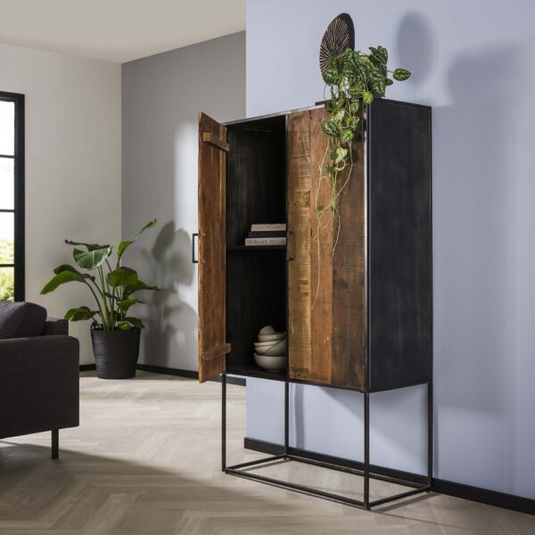 6759-577f-4e41-8dfa-61d126b85bf1.jpg D - Hoyz - Wandkast 2D Blend - 90cm Breed - 140cm Hoog - Hout