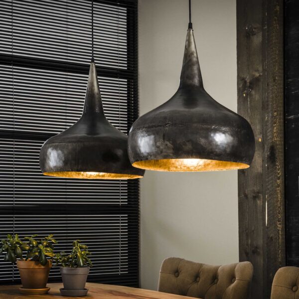D - Hoyz - Hanglamp Trechter - 2x Ø40 Rond - 100x40x150
