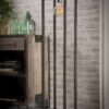 D - Hoyz - Vloerlamp Vierkante Buis - 25x25 - Grijs/Zwart