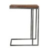 D - Hoyz - Laptoptafel Hardhout - Bruin - Bijzettafel - 45x35x62