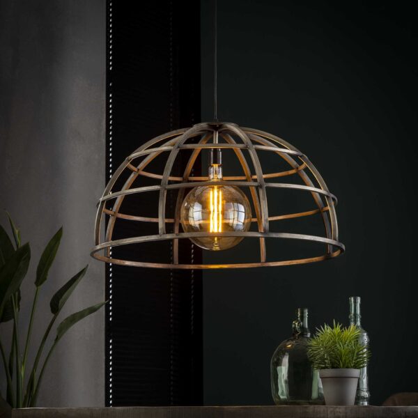 D - Hoyz - Hanglamp Dome - Ø70 - Metalen Frame - 70x70x150