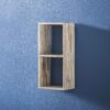 D - Hoyz - Wandschap Teca - Wandkast - 30x20x65 - Bruin