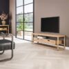 D - Hoyz - TV-meubel Sahara 140cm - Mangohout - Bruin