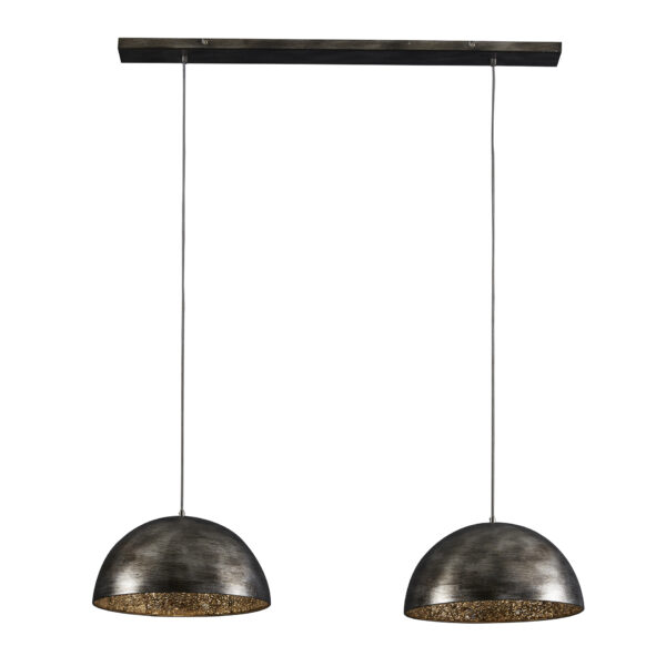 6c14-d20e-42d5-aa5f-876350f65682.jpg D - Hoyz - Hanglamp Old Silvery - 2 Lampen - 110x40x150 - Zilverkleurig