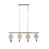 D - Hoyz - Hanglamp Chop XL - 4 Lampen - Zilverkleurig