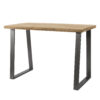 D - Hoyz - Bartafel Massief - 135x70x92 - Trapeziumvormig - Bruin