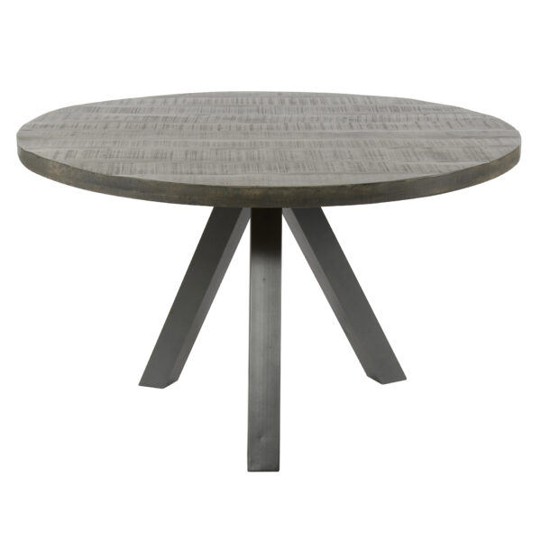 736b-9979-419a-a441-d52db74f6202.jpg D - Hoyz - Eetkamertafel Massief - Driepoot - Ø140 - 140x140x77
