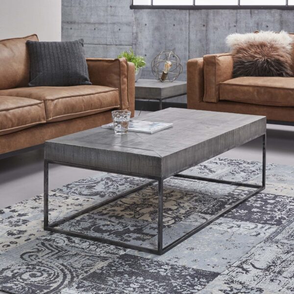 73dc-382f-4b18-92af-f43a9cf278aa.jpg D - Hoyz- Salontafel Grado - Grijs Afgewerkt - Mangohout - 120x60x40cm