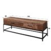 D - Hoyz - TV-meubel Lodge - 135cm - 2 Lades - Bruin - Hout