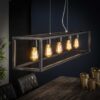 D - Hoyz - Hanglamp Vierkant Buis - 5 Lampen - Rechthoek - 125x25x150