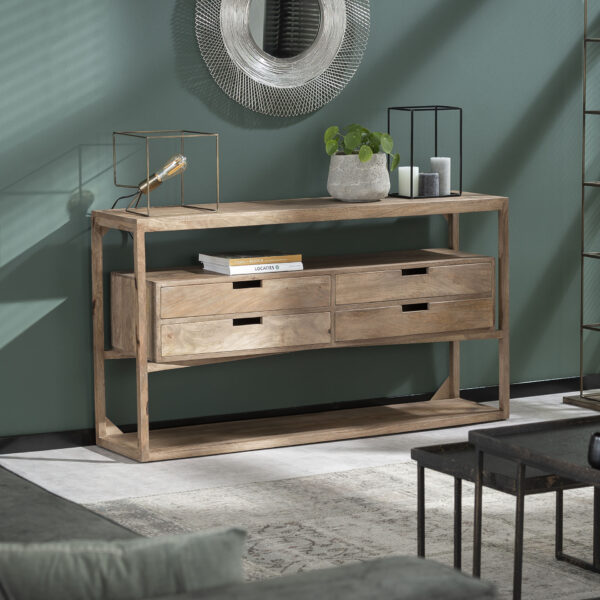 D - Hoyz - Dressoir Sahara - 140cm - Bruin - Mangohout