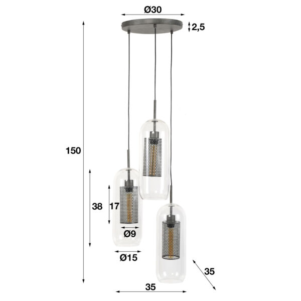 823e-8cfa-4de7-b4eb-c2e3632d4b0c.jpg D - Hoyz - Hanglamp Cilinder - 3xØ15 - Getrapt - Glas
