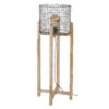 8631-ded0-4e48-9dc6-0fe98fefbbc1.jpg Industriele Vloerlamp - Gaaskap Support - Houten Frame - Grijs
