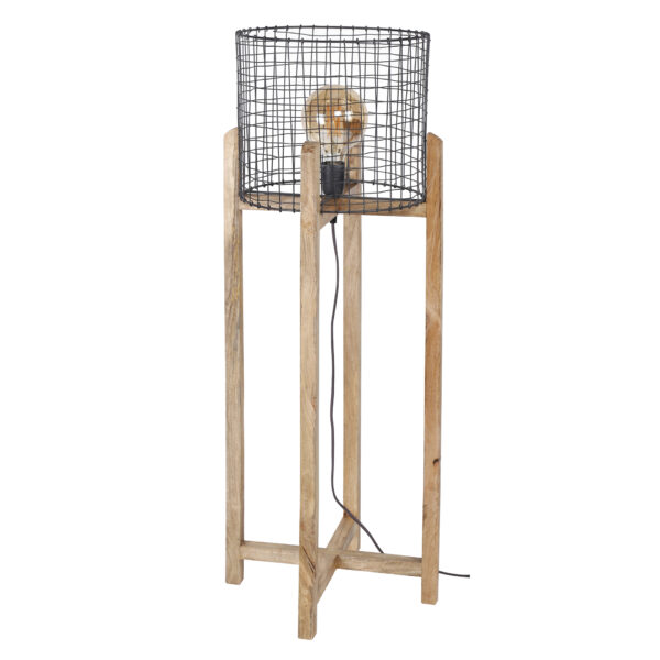 8631-ded0-4e48-9dc6-0fe98fefbbc1.jpg Industriele Vloerlamp - Gaaskap Support - Houten Frame - Grijs