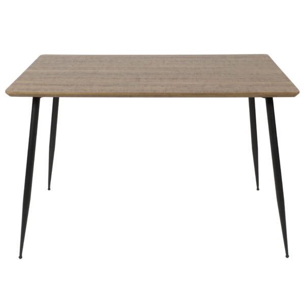 8779-0b94-4ca4-8e75-42233b14b685.jpg D - Hoyz - Eettafel Rechthoekig - Bruin - Hout - Metaal - 120x90x77