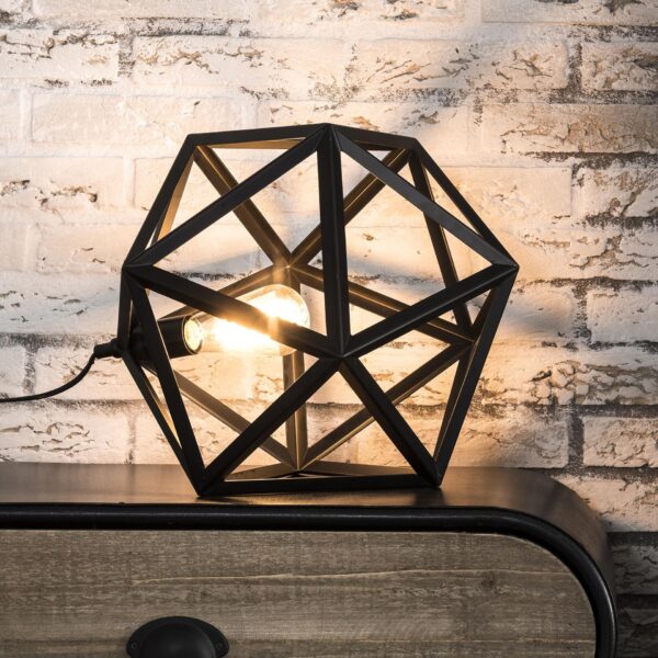 8963-ff9c-4591-b7a9-ee288b492522.jpg D - Hoyz - Tafellamp 1 Lampen - Triangle - Zwart