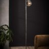 D - Hoyz - Vloerlamp Ronde Bol - 3 Lampen - 35x35x170 - Grijs