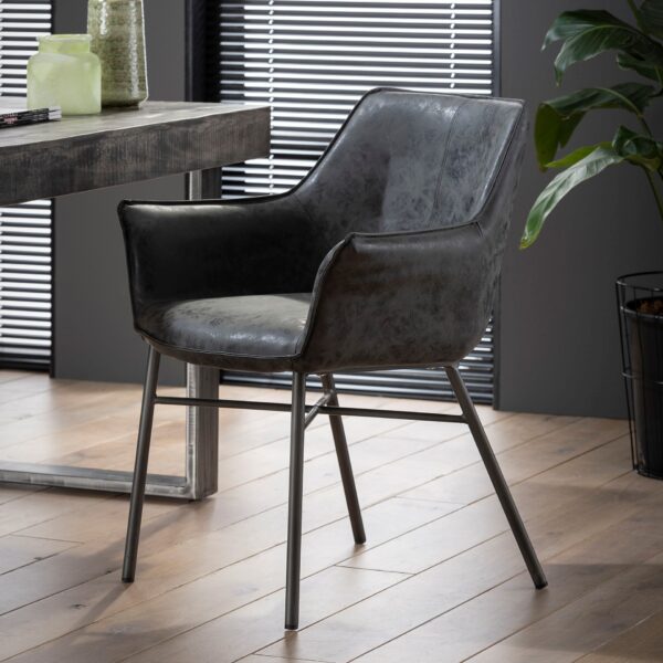 8e09-0e86-4443-8664-2186c2a66409.jpg D - Hoyz - Armstoel Wing - Zwart - 2 Stuks - 60x64x81