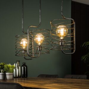 D - Hoyz - Industriele Hanglamp - 3x Ø25 - Curl Cylinder