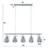 91d3-f207-4059-b6f6-2966714b5744.jpg D - Hoyz - Hanglamp - 5xØ16 Betonlook Lampenkappen - Industrieel - Verstelbaar