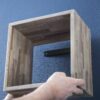 D - Hoyz - Wandschap Teca - Wandkast - 30x20x65 - Bruin