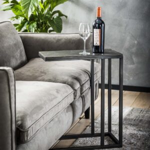 9470-4bf6-40e2-b7bb-1b579618427f.jpg D - Hoyz - Laptoptafel Zandgegoten - Zwart Metaal - 25x50x60