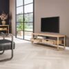 D - Hoyz - TV-meubel Sahara 140cm - Mangohout - Bruin
