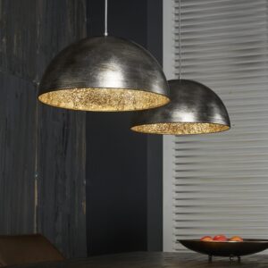 976a-b200-4b97-8d11-c60e5660ec1c.jpg D - Hoyz - Hanglamp Old Silvery - 2 Lampen - 110x40x150 - Zilverkleurig