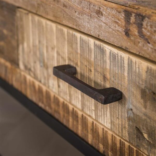 D - Hoyz - TV-meubel Lodge - 135cm - 2 Lades - Bruin - Hout