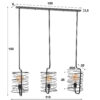 D - Hoyz - Industriele Hanglamp - 3x Ø25 - Curl Cylinder