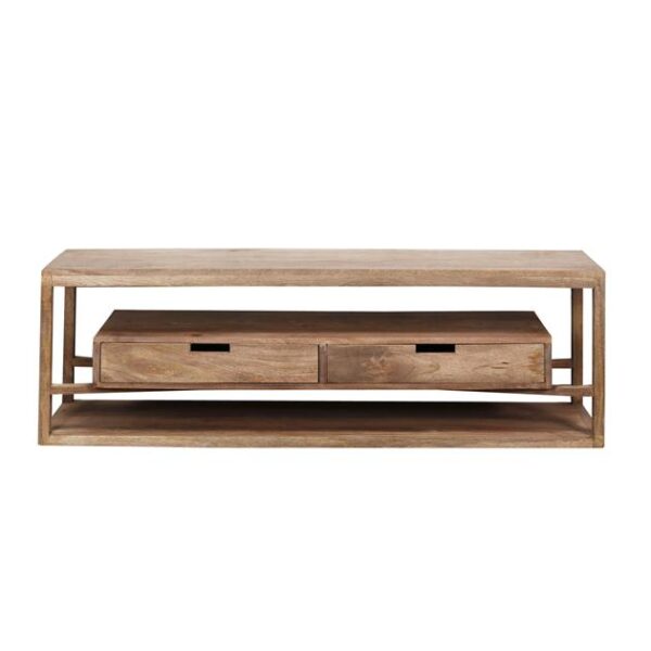 D - Hoyz - TV-meubel Sahara 140cm - Mangohout - Bruin