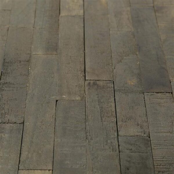 D - Hoyz - Salontafel Teca - Ø60 met Opstaande Rand - Hout - 60x60x43