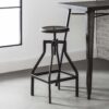 D - Hoyz - Barkruk Bistro - In Hoogte Verstelbaar - 61/79cm - Set van 2