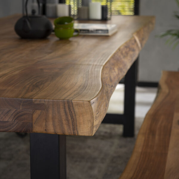 9ed4-b494-42e4-8282-9ee0fe37c3de.jpg D - Hoyz - Eetkamertafel Boomstam - 240x100x77 - Bruin - Hout