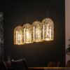 9fa5-d544-4fc4-bb74-b2908d93ef2d.jpg D - Hoyz - Hanglamp Kelk met 4 lampen - Metallic glas - 150cm hoog