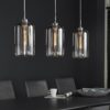 a185-af57-444d-8c60-cf8f4702bf69.jpg D - Hoyz - Hanglamp Glass Metallic - 3 Lampen - Grijs